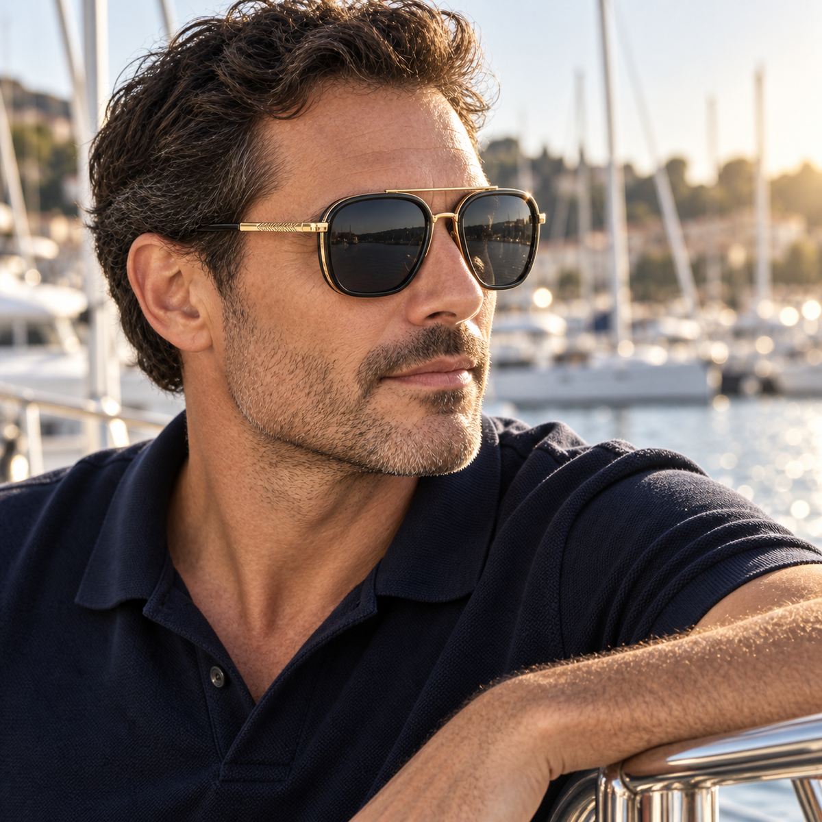Hudson Polarized Navigator Sunglasses
