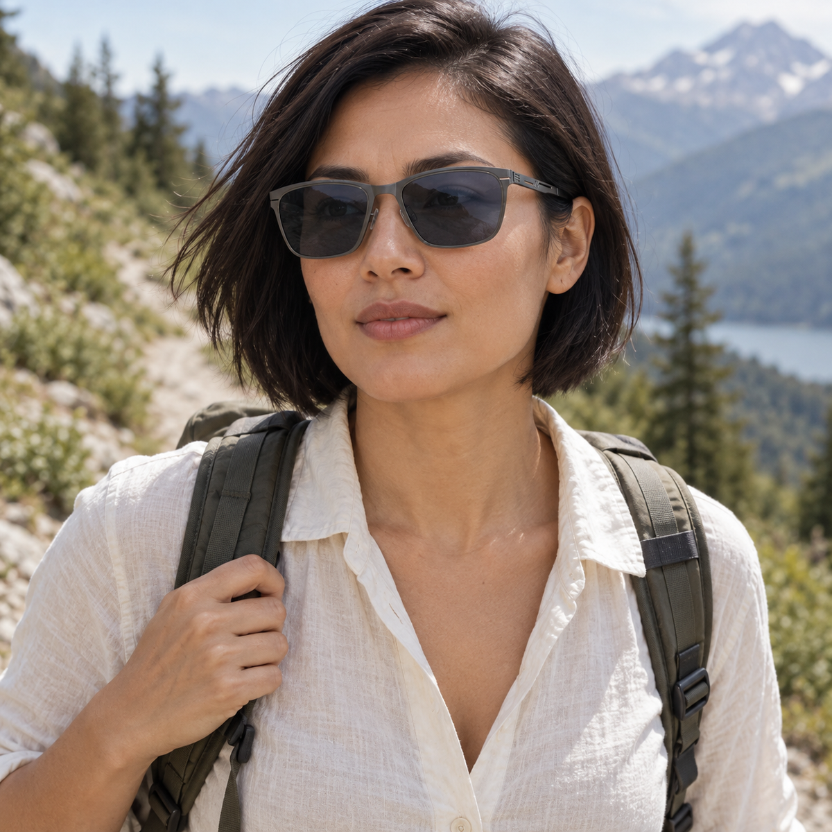 Vareno Polarized Square Sunglasses