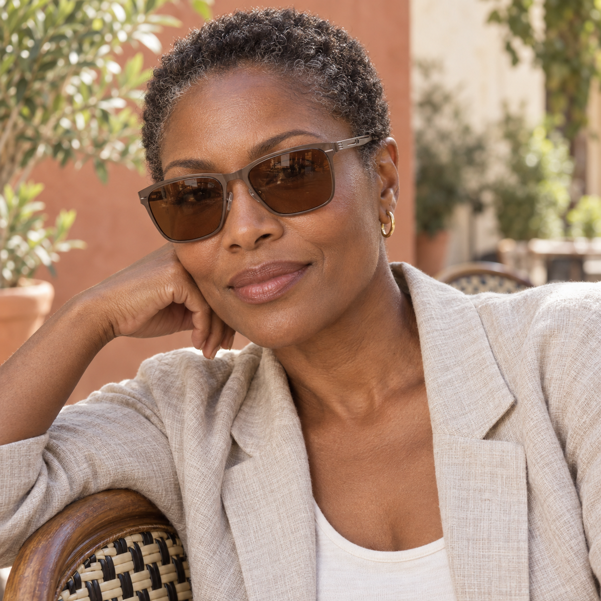 Vareno Polarized Square Sunglasses