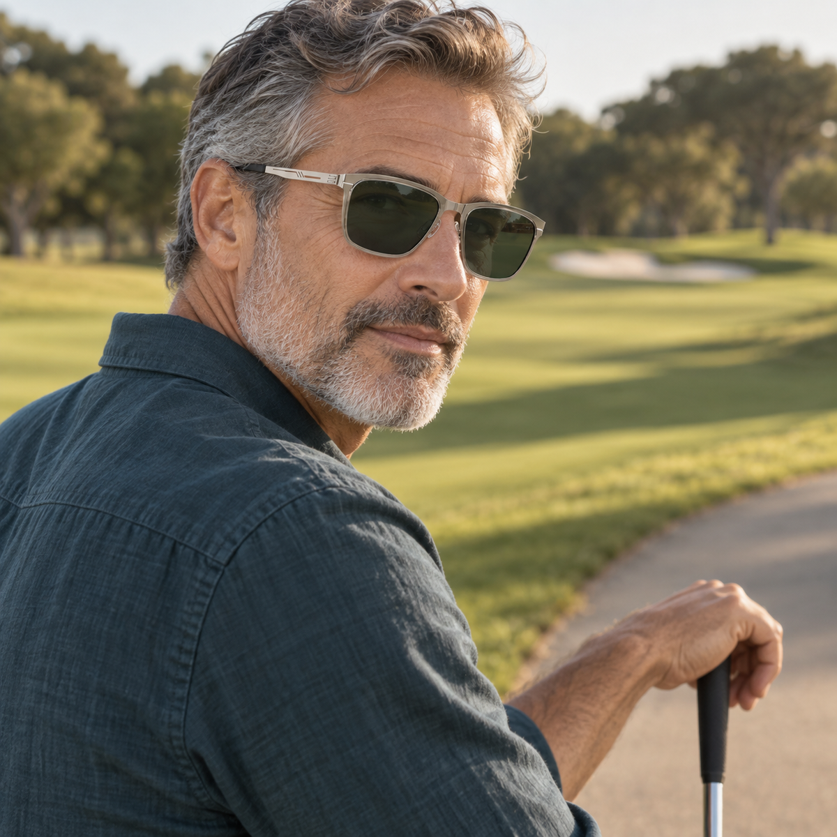 Vareno Polarized Square Sunglasses