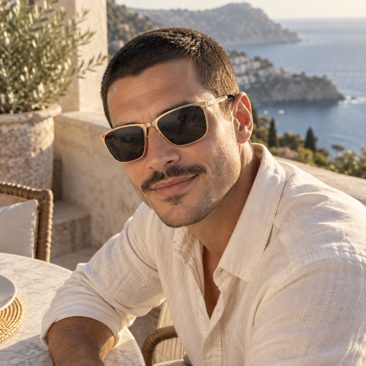 Vareno Polarized Square Sunglasses