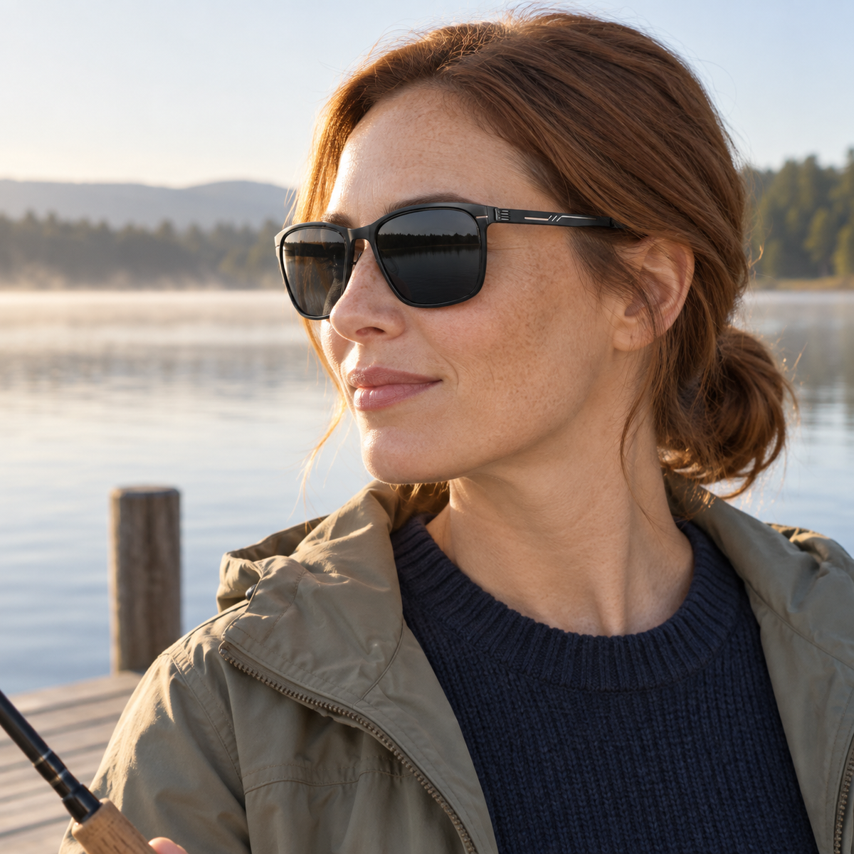Vareno Polarized Square Sunglasses