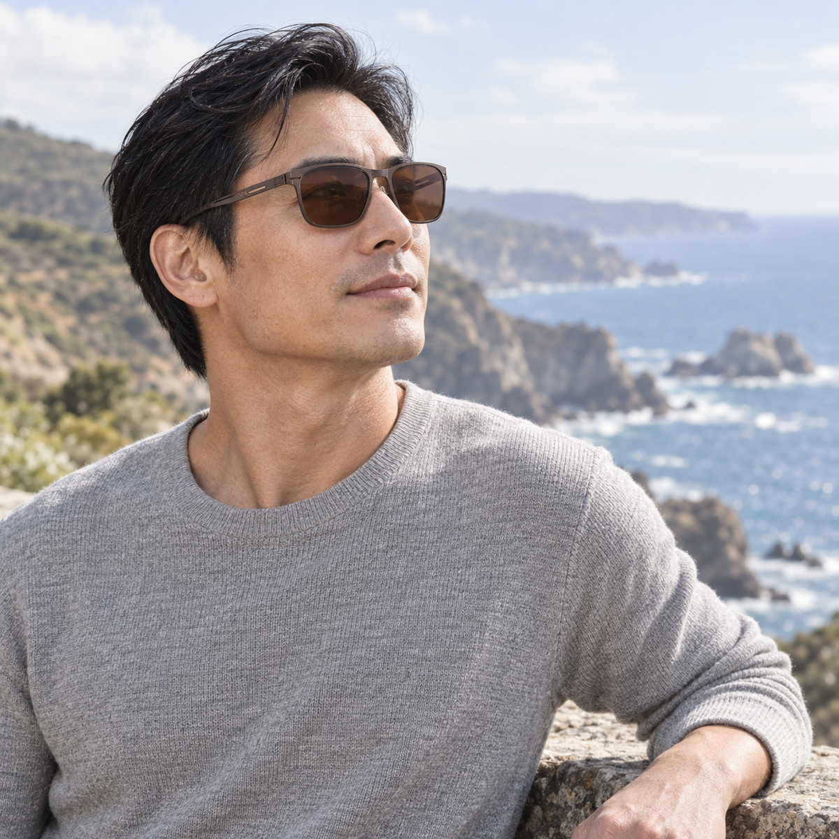 Vareno Polarized Square Sunglasses